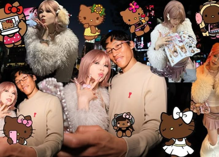 모델 김진경이 임신 중 일본에서 갸루 체험을 경험한 후 깜짝 이미지 변신에 나섰다. / 사진=김진경 SNS