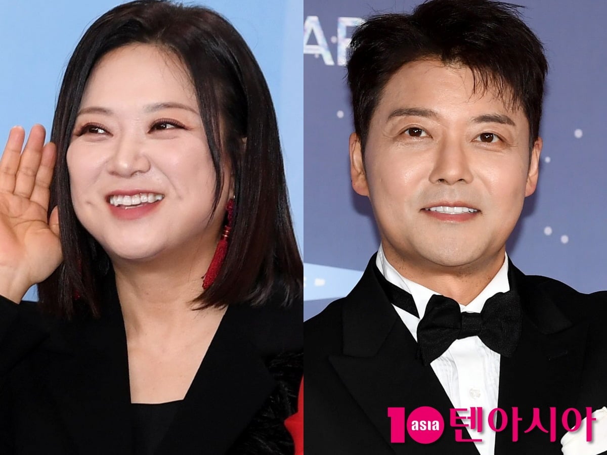 '톡파원 25시' 진행자 김숙(왼쪽)과 전현무. / 사진=텐아시아DB