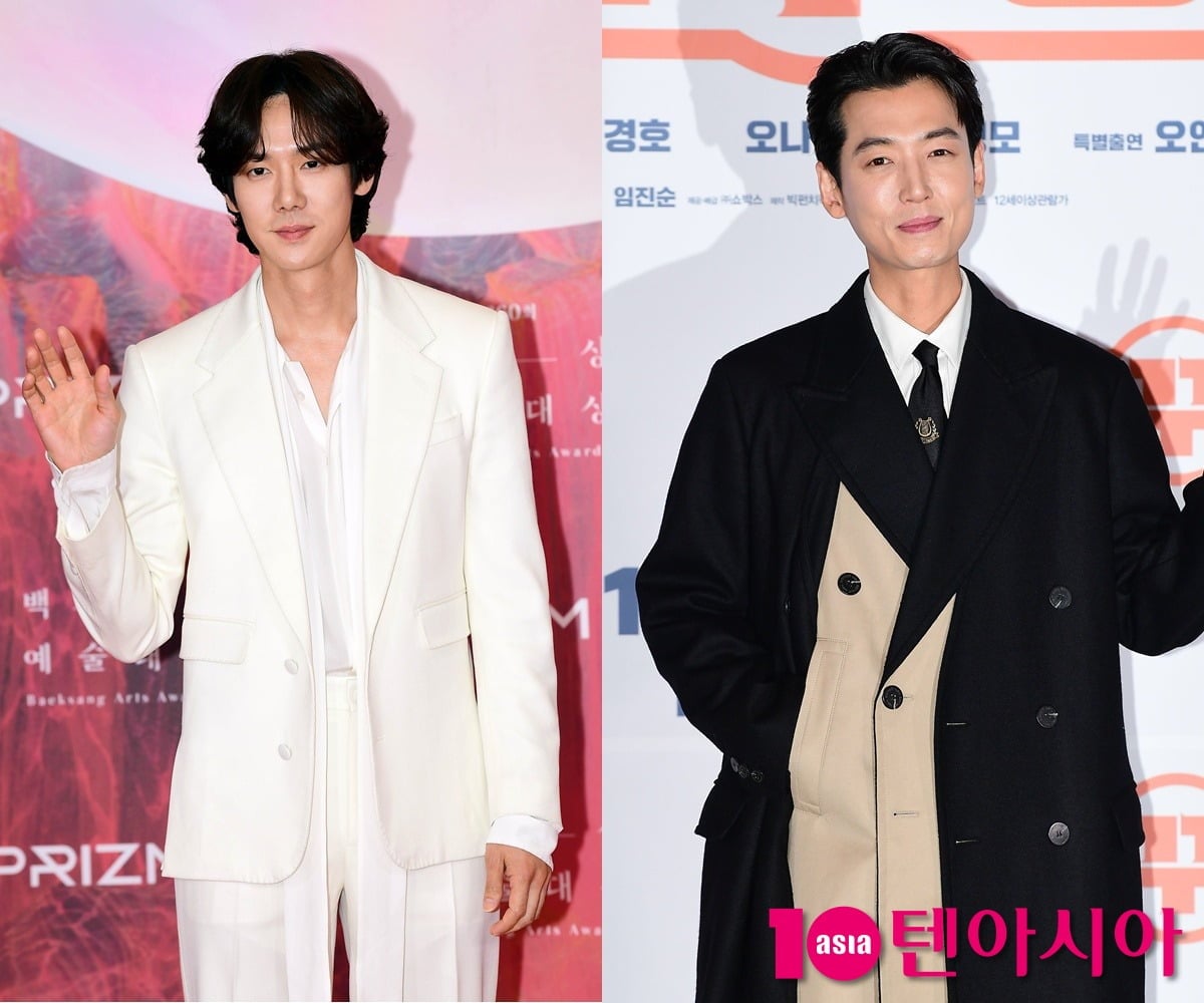 귀신 보는 법조인 캐릭터를 연기했지만 시청률에서는 엇갈린 행보를 보인 배우 유연석(왼), 정경호 ./사진=텐아시아DB