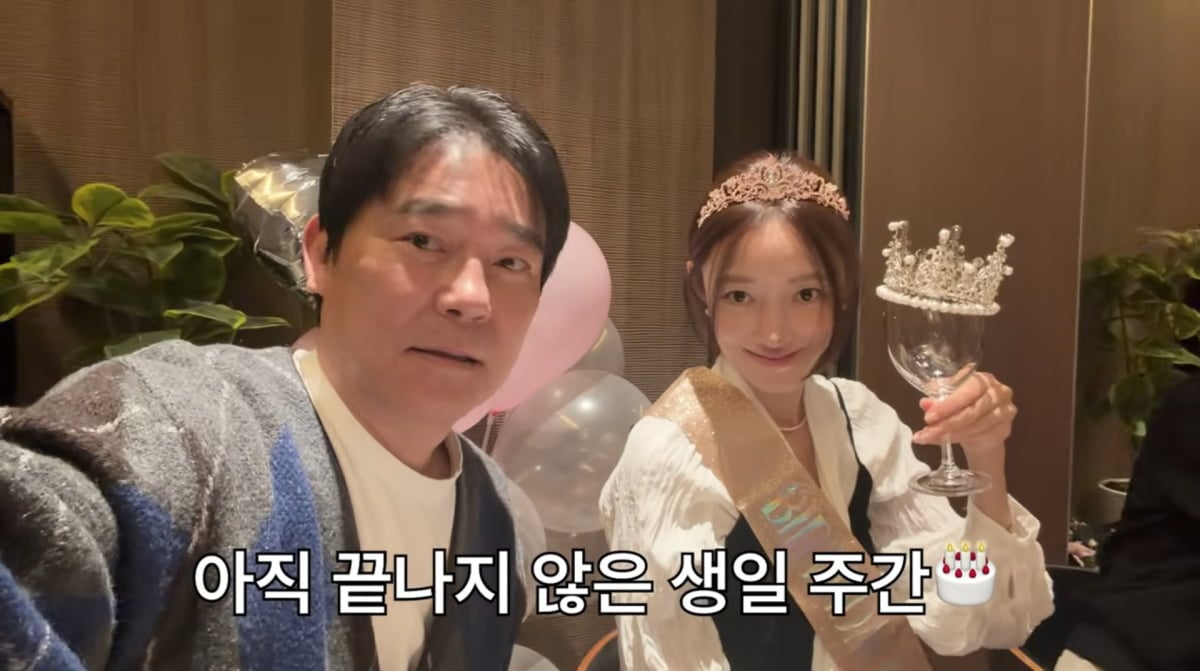 임창정 아내 서하얀이 예상 못한 생일 이벤트에 결국 눈물을 보였다../ 사진=서하얀 유튜브