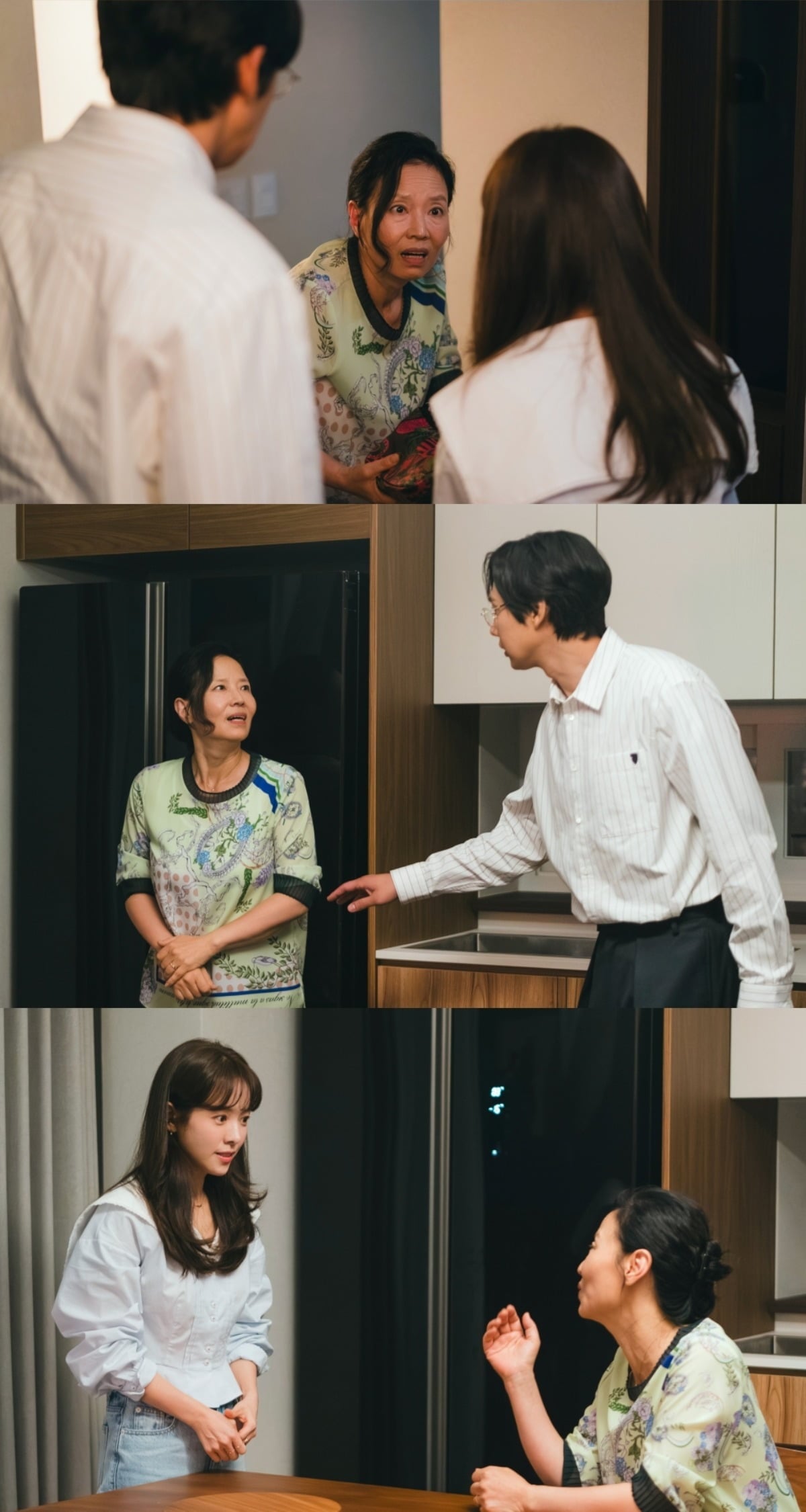 '미혼남녀의 효율적 만남' 한지민, 박성훈의 홈데이트가 갑작스레 사실상 상견례 자리로 변한다. / 사진제공=SLL