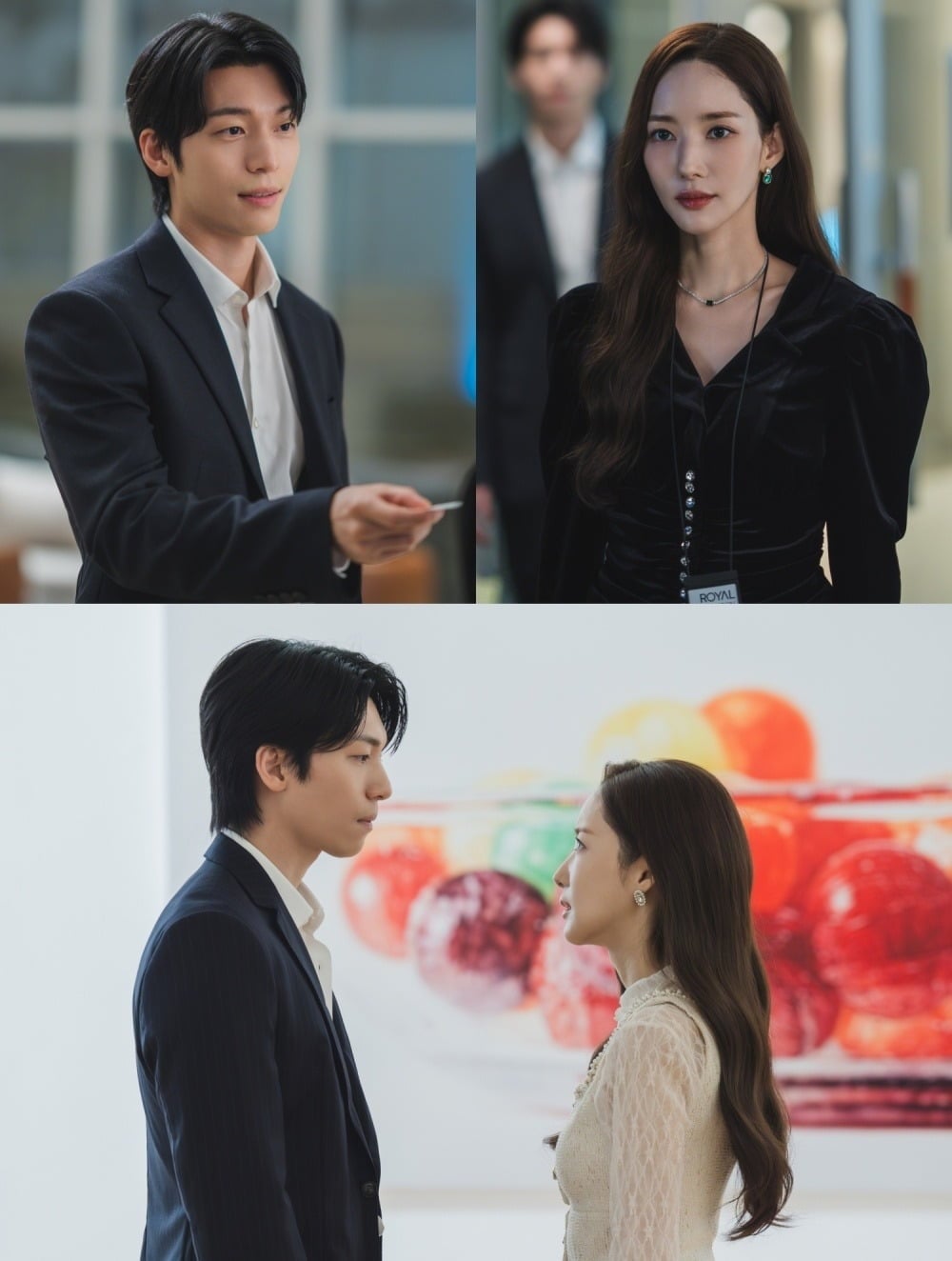 박민영과 위하준이 '세이렌'에서 연기 호흡을 맞추고 있다./사진=tvN