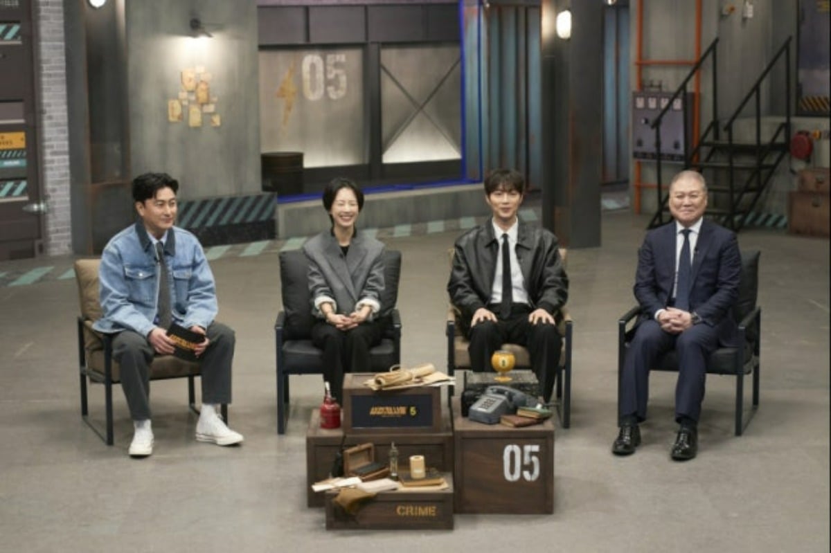 E채널 '용감한 형사들5'가 오는 27일 시청자들과 만남을 앞두고 있다. 23일 오전 열린 제작발표회에 안정환, 곽선영, 윤두준, 권일용이 참석해 프로그램에 대한 다양한 이야기를 나누고 있다. / 사진=E채널 '용감한 형사들5'