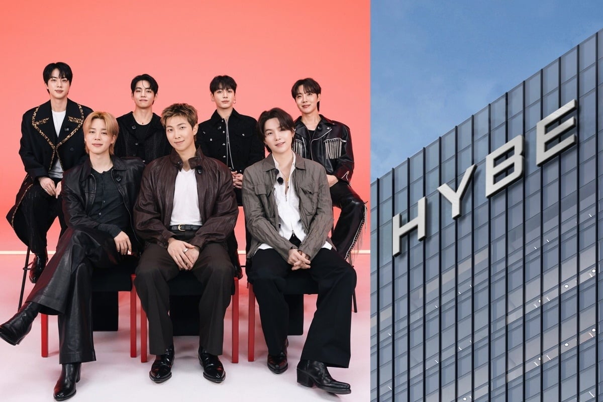 그룹 방탄소년단 단체 사진, 하이브 사옥
사진제공=빅히트 뮤직, 하이브