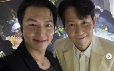 연예계 대표 절친이라더니…이정재, 이민호와 만났다 "이 조합 좋네"