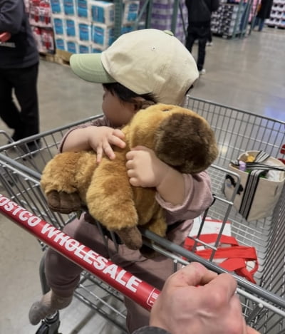 심형탁♥사야 아들, 나 잡아봐라…코스트코 완벽 적응