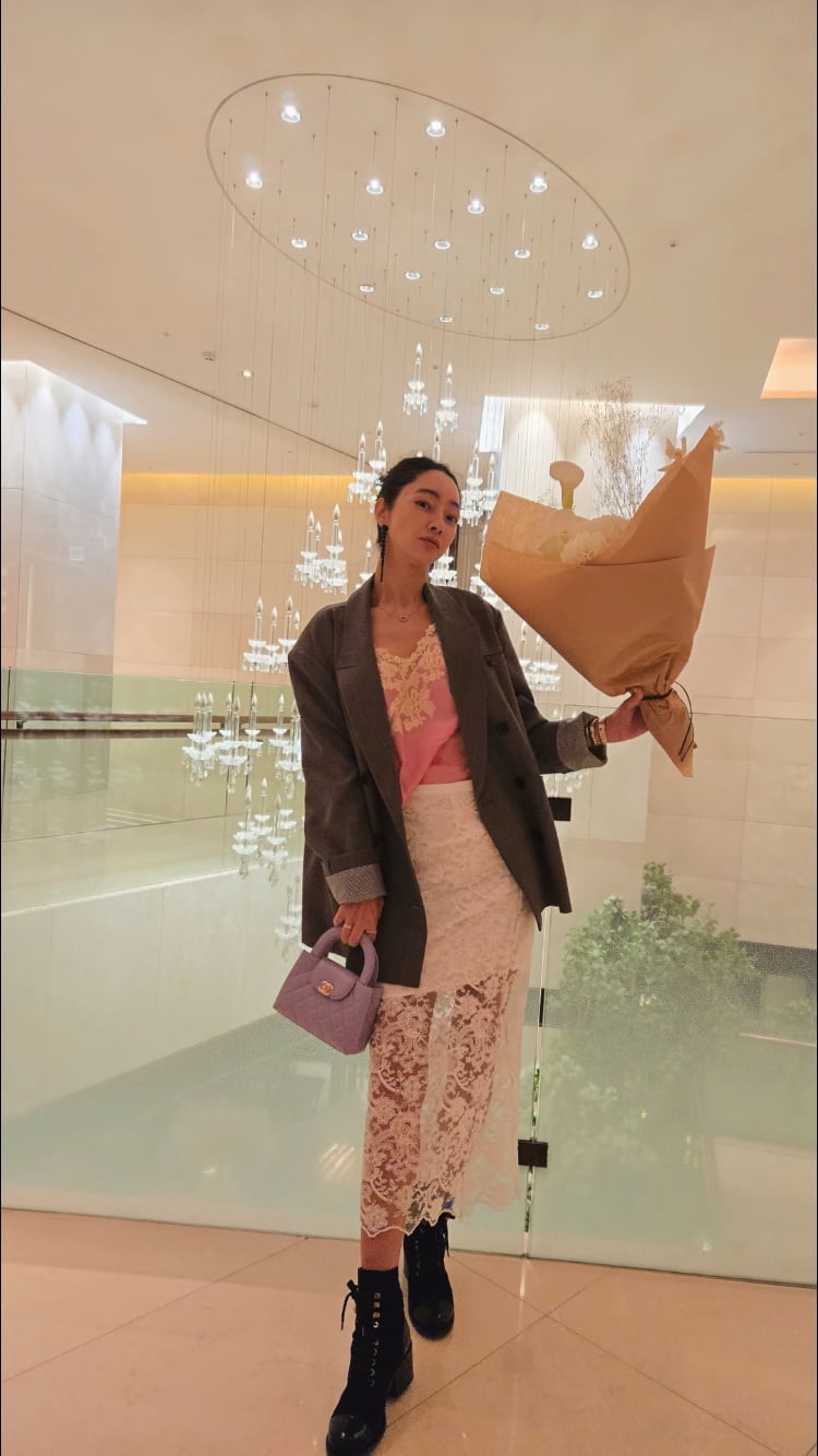 서효림, 일상 OOTD는 아니야…연예인 아니면 못입는 룩