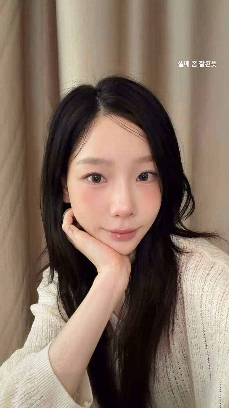 청담동 원장님들 저리가라…태연, 집순이의 결과물보니