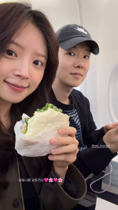 김지영, 샤워 같이하는 ♥남편과 태교여행…아내가 완전 리드