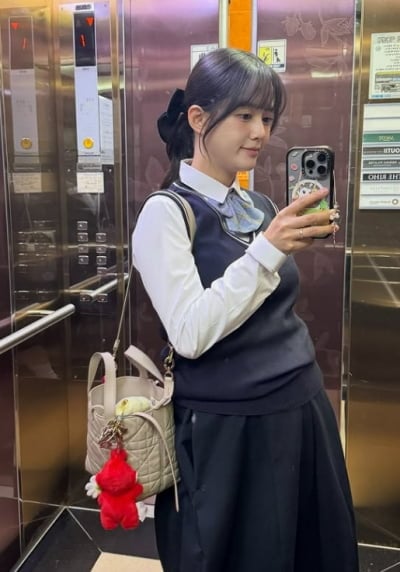 남보라, 충격적인 '임산부 교복' 스타일…팬들 마저 "모르면 놀라실 듯"