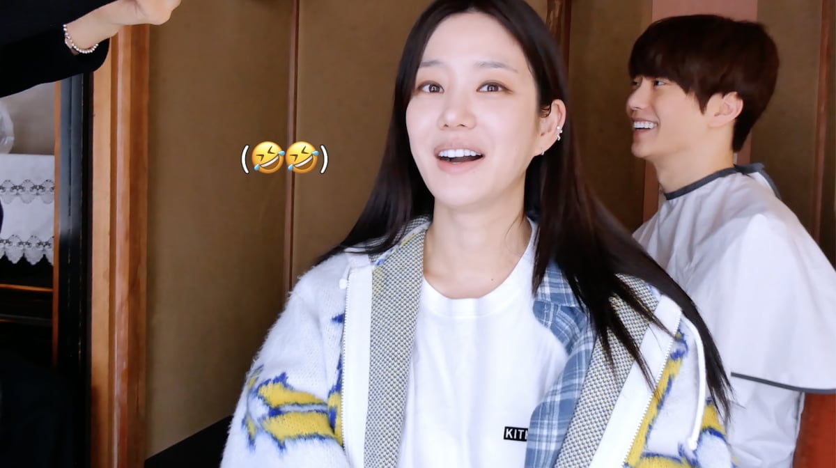 이유비, 정현규 / 사진 = 이유비 유튜브 채널