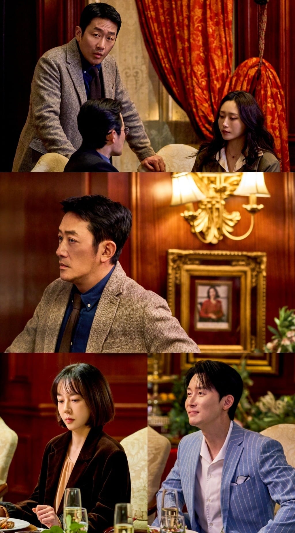 하정우, 임수정, 김준한이 삼자대면을 한다./사진제공=tvN