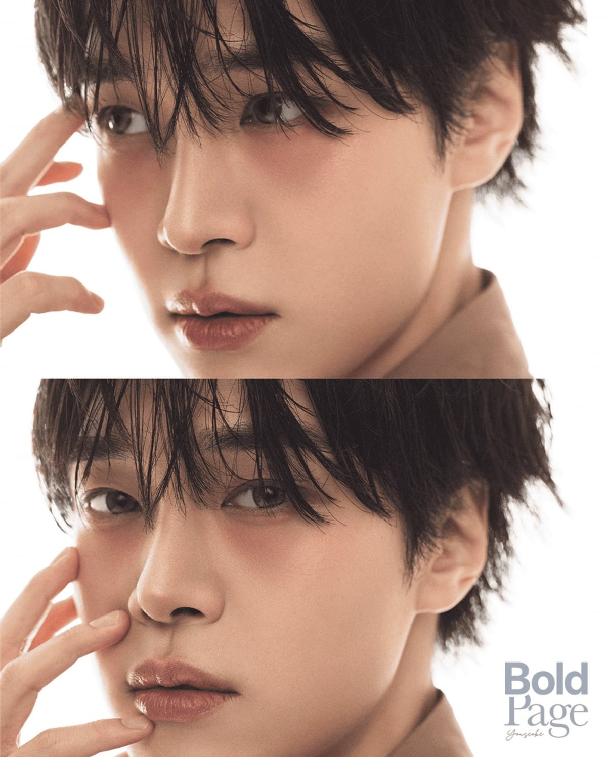 배우 강유석이 화보를 위해 포즈를 취하고 있다 / 사진제공=볼드페이지