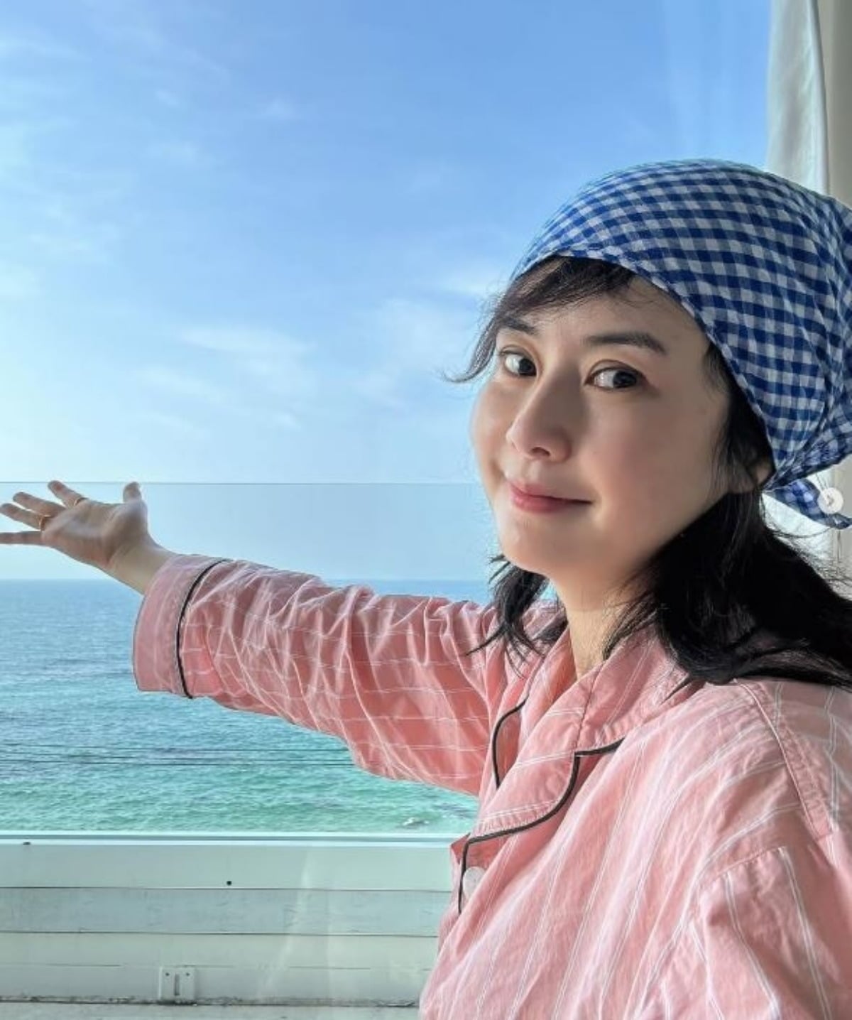 배우 최정윤이 가족 여행을 인증했다. / 사진=최정윤 SNS