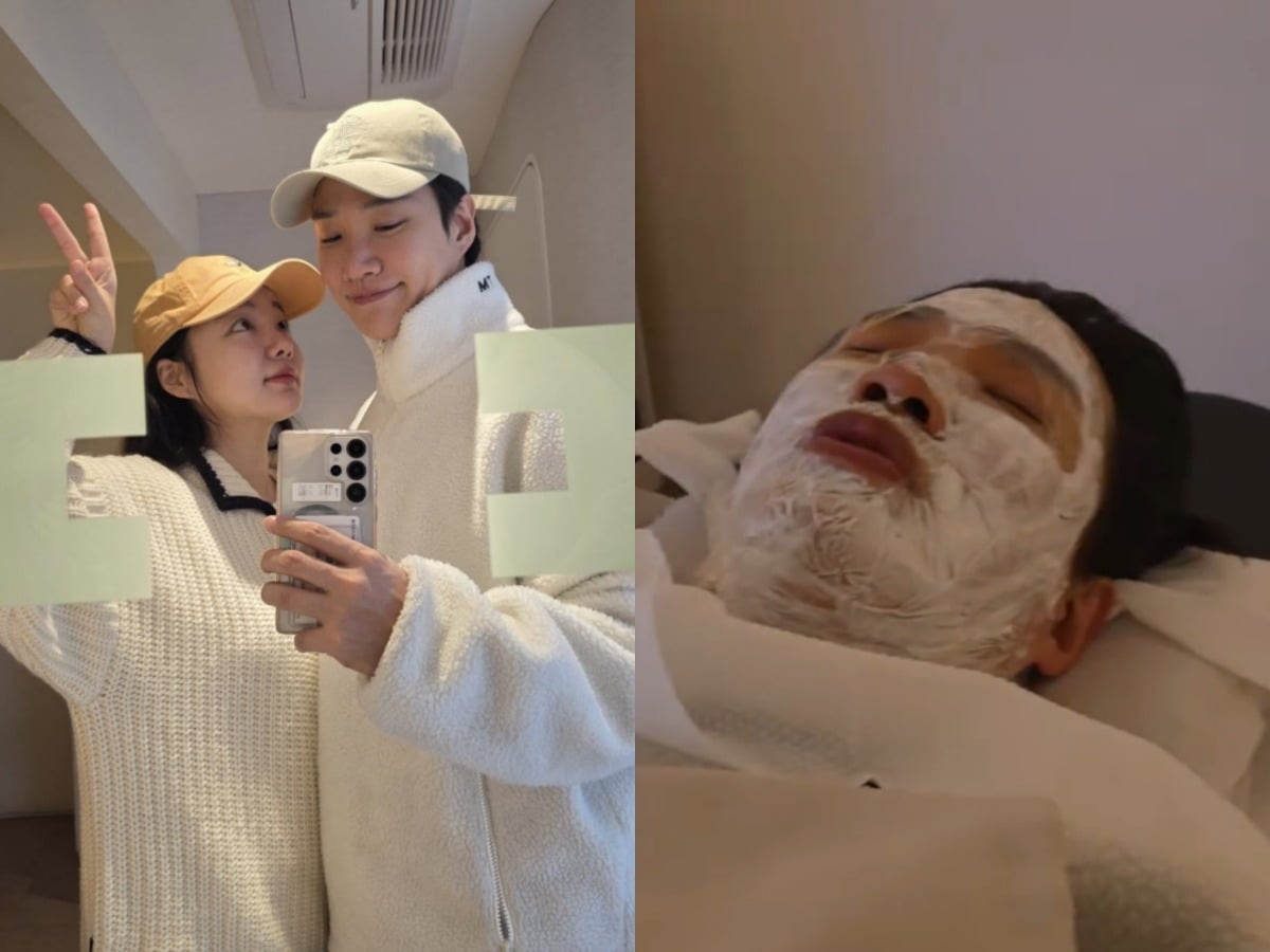 문지인, 김기리가 알콩달콩 부부의 모습을 자랑했다. / 사진=문지인 SNS 캡처