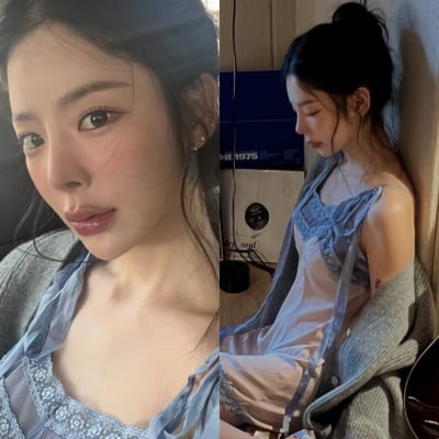 어깨뼈가 너무 뾰족해…슬립 입은 장재인, 하루 레몬 두 개 먹은 보람 있네