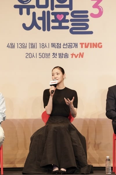 김고은, 공식석상서 '숏컷 구설'에 입 열었다…"머리 많이 없어, 자라지 못해" ('윰세')