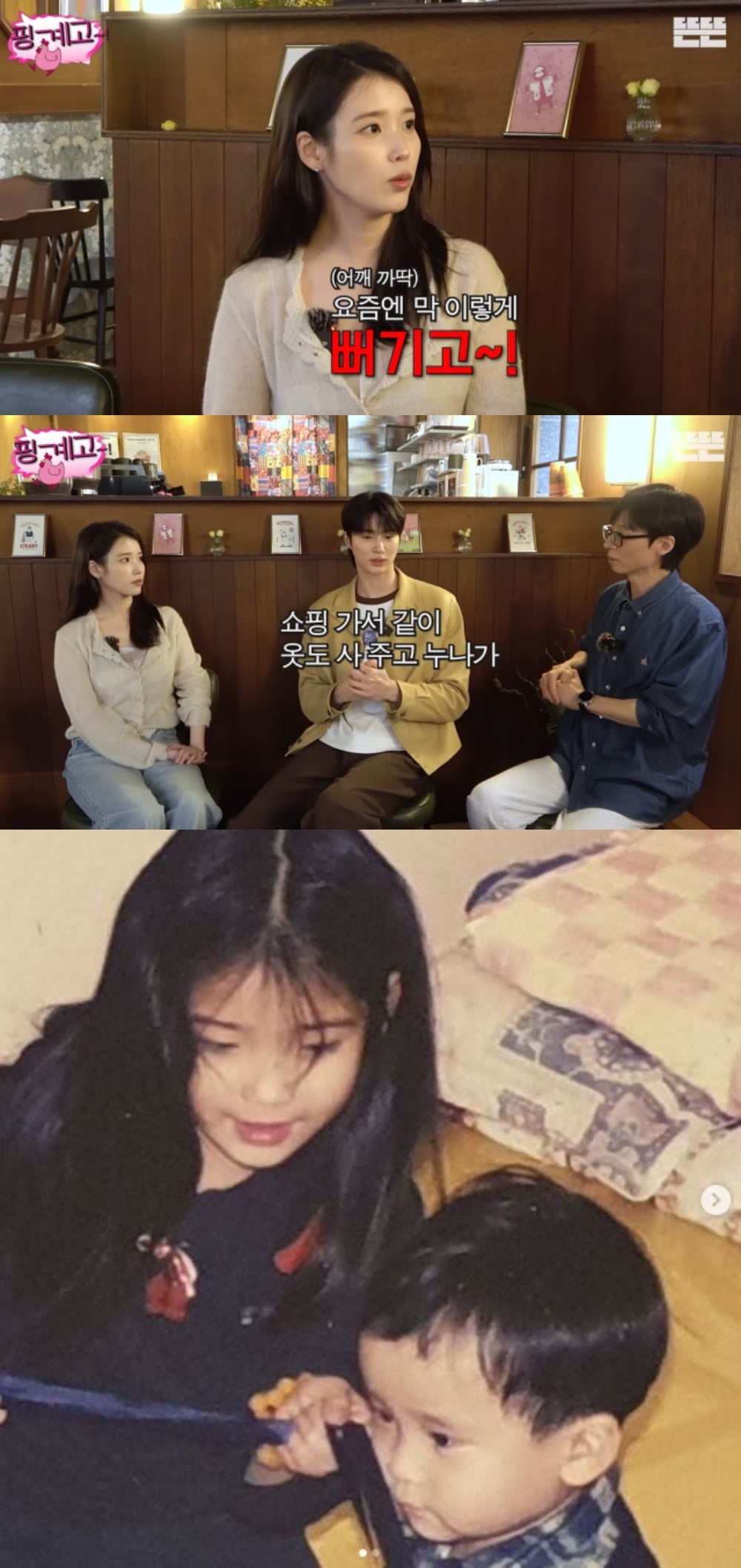 사진 = 유튜브 채널 '핑계고' / 아이유 SNS