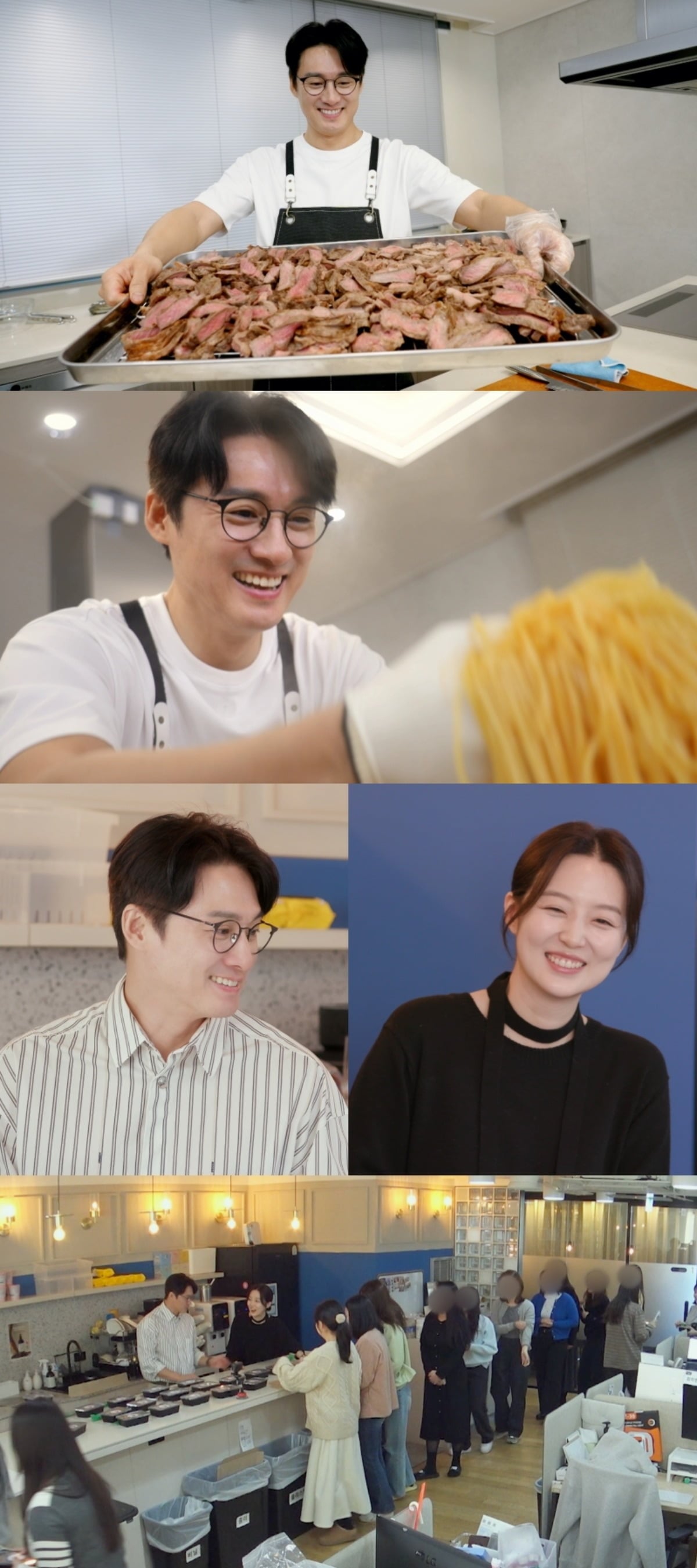 오상진이 김소영 회사 직원들을 위해 음식을 준비했다. / 사진제공=KBS2 '신상출시 편스토랑'