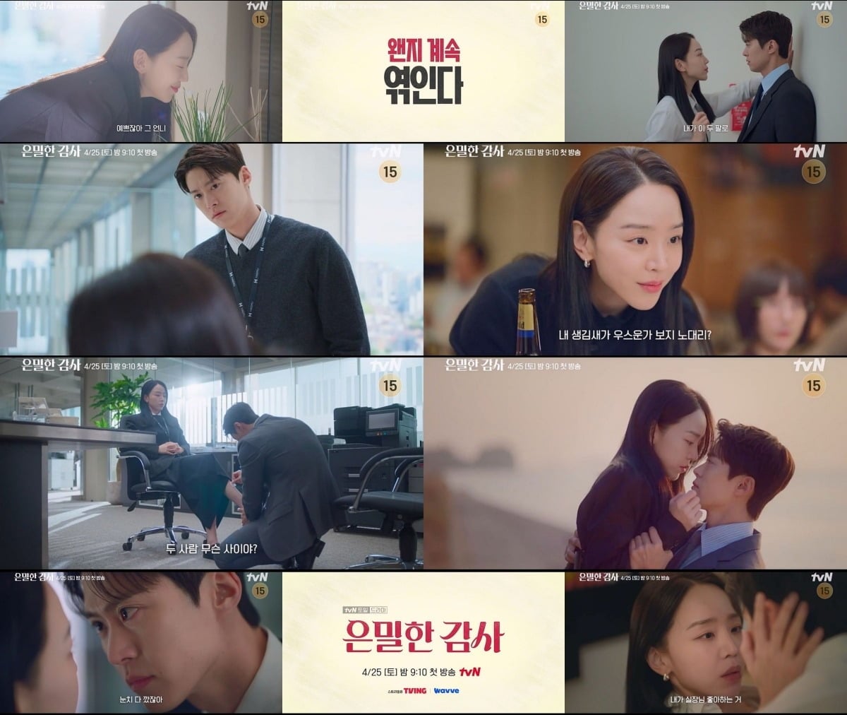 '은밀한 감사' 신혜선과 공명의 모습이 담긴 티저 영상 / 사진제공=tvN