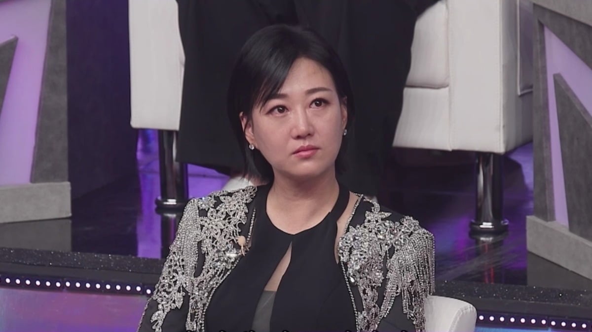 염유리의 무대에 장윤정이 눈시울을 붉혔다. / 사진제공=TV CHOSUN '미스트롯4 토크콘서트'