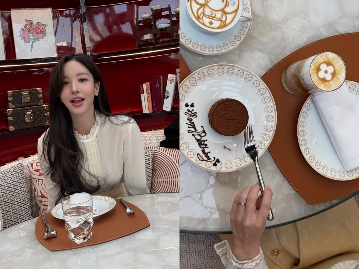 류시원 아내인 수학강사 이아영이 생일을 맞아 카페를 찾았다. / 사진=이아영 SNS