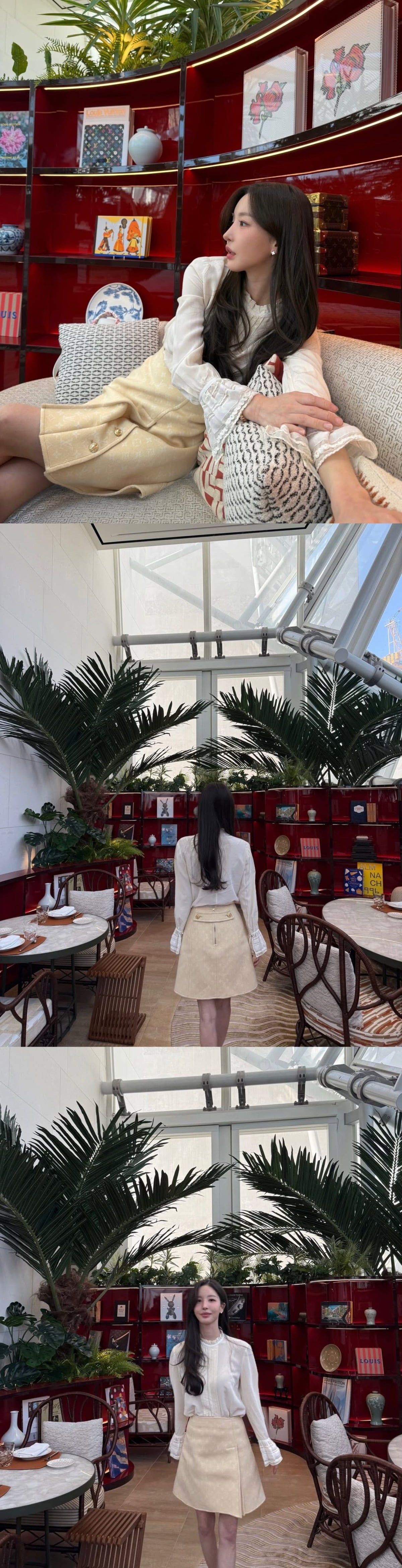 류시원 아내인 수학강사 이아영이 아름다운 미모를 뽐냈다. / 사진=이아영 SNS