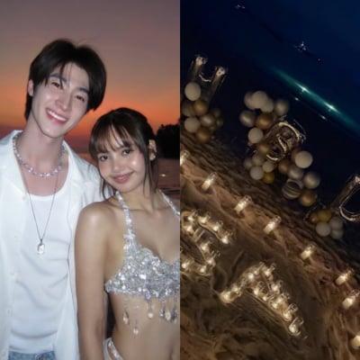리사, 생일파티에 ♥초고액 자산가 안 온 이유인가…태국 유명 셀럽과 바닷가 데이트