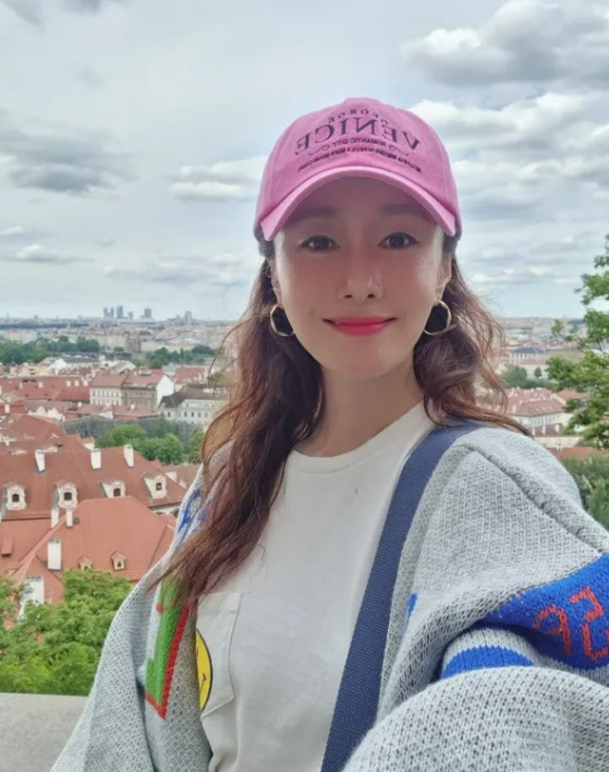 배우 김지수가 체코 프라하에서의 근황을 전하고 있다. / 사진=김지수 SNS