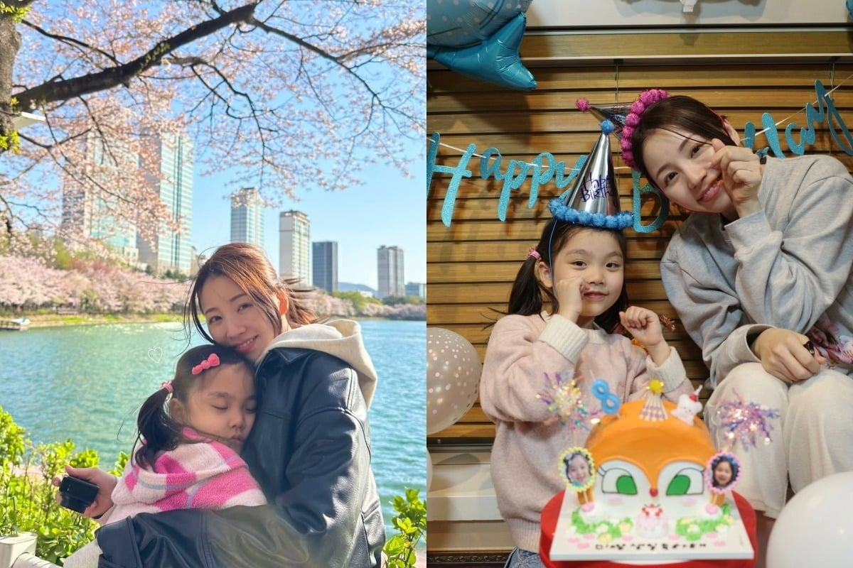 이민우 아내 이아미가 첫째 딸의 생일을 축하했다. / 사진=이아미 SNS