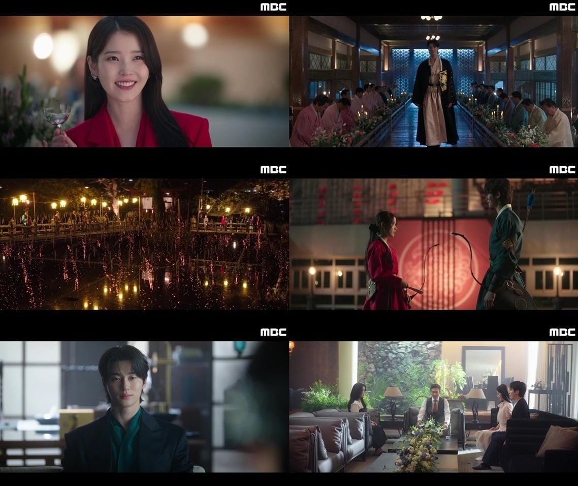 21세기 온 우주를 뒤흔들 아이유와 변우석의 로맨스가 강렬하게 막을 올렸다./사진=MBC 방송 화면 캡처