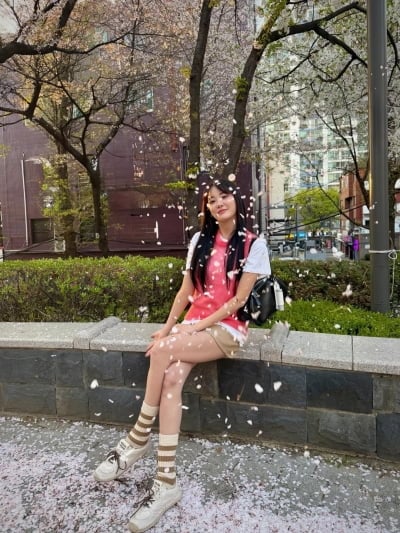 '39세' 이주연, 매니저 고생한 이유 있었네…나이 믿기지 않는 벚꽃 여신 강림