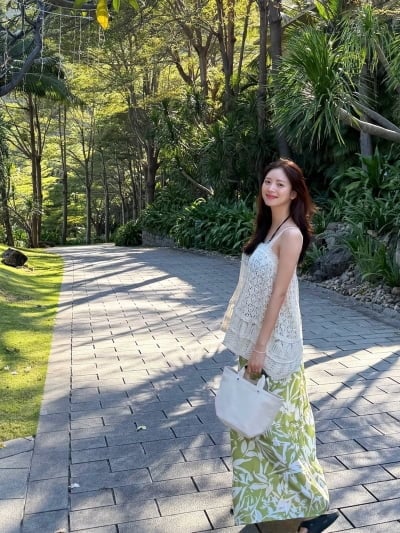 김지영 '♥CEO 남편'과 함께 샤워 고백하더니…D라인 실종하고 태교여행 떠났다