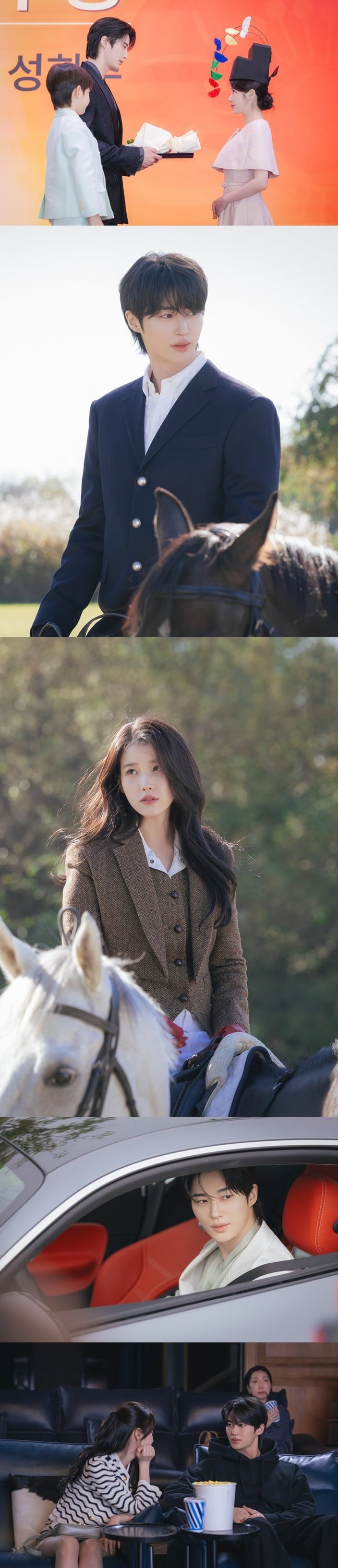 아이유가 변우석의 마음을 찍기 위해 고군분투한다./사진제공=MBC