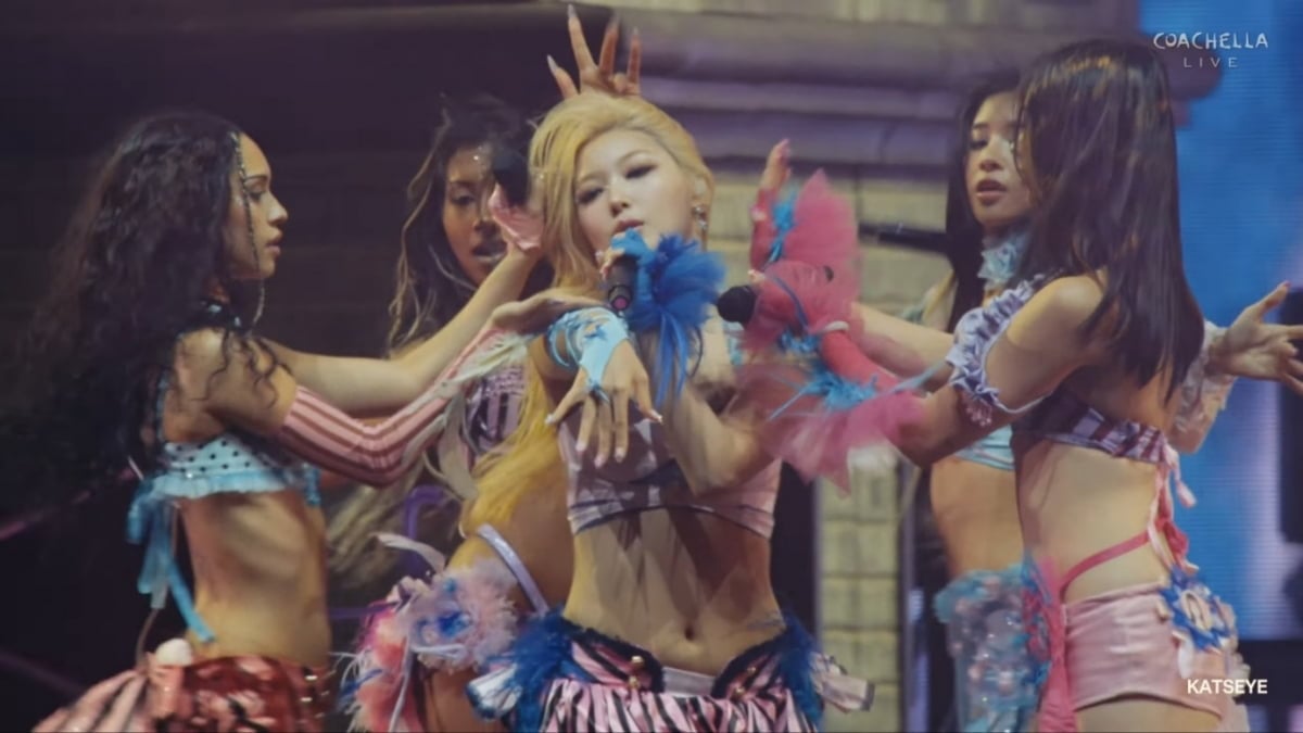 코첼라에 출연한 캣츠아이/ 사진=코첼라 공식 유튜브 캡처