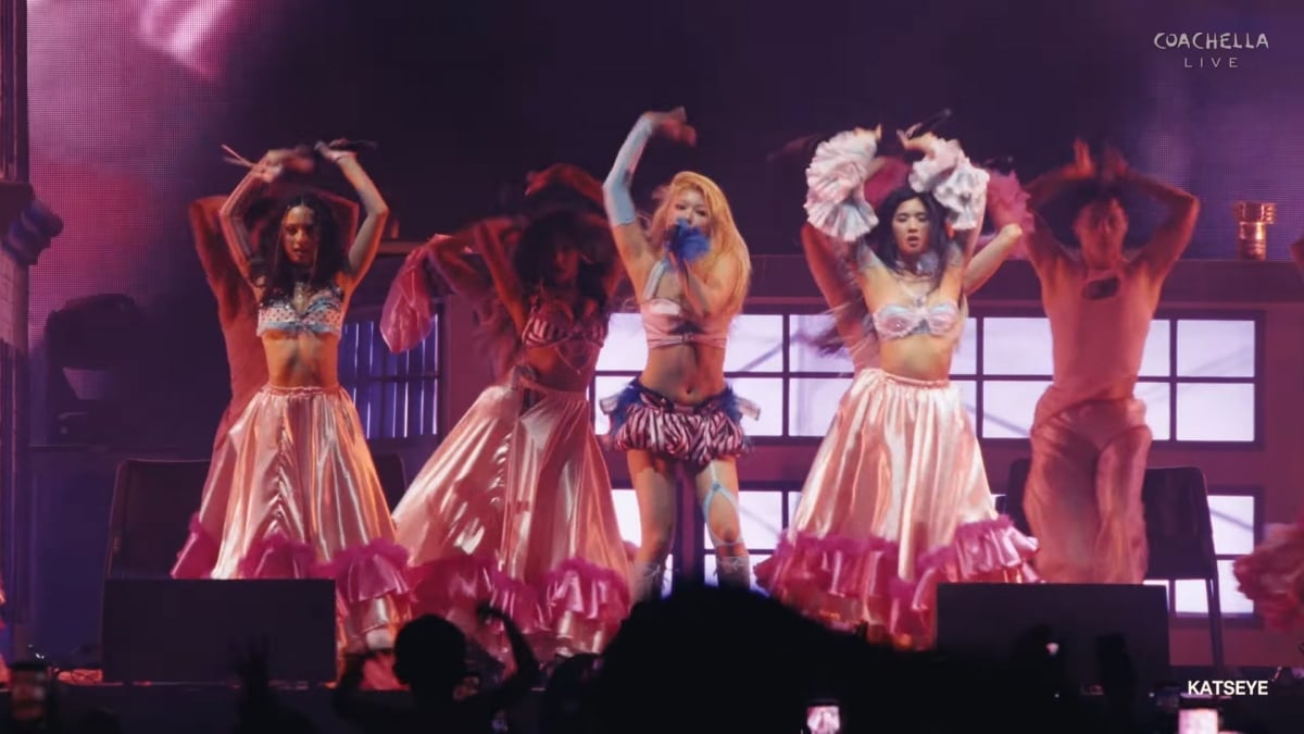 캣츠아이 코첼라 무대/ 사진=코첼라 공식 유튜브 캡처