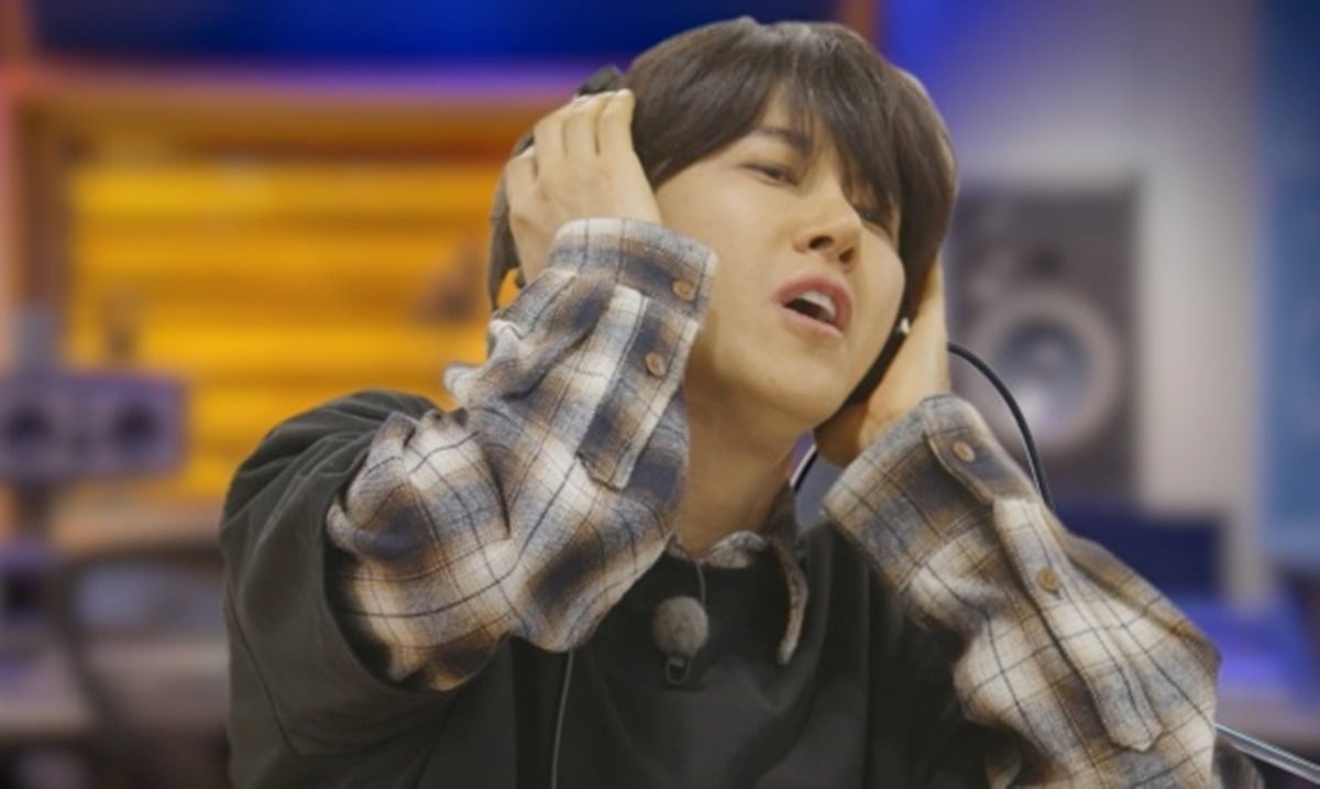 광희가 응원가 녹음 중 대참사를 냈다./사진제공=MBC