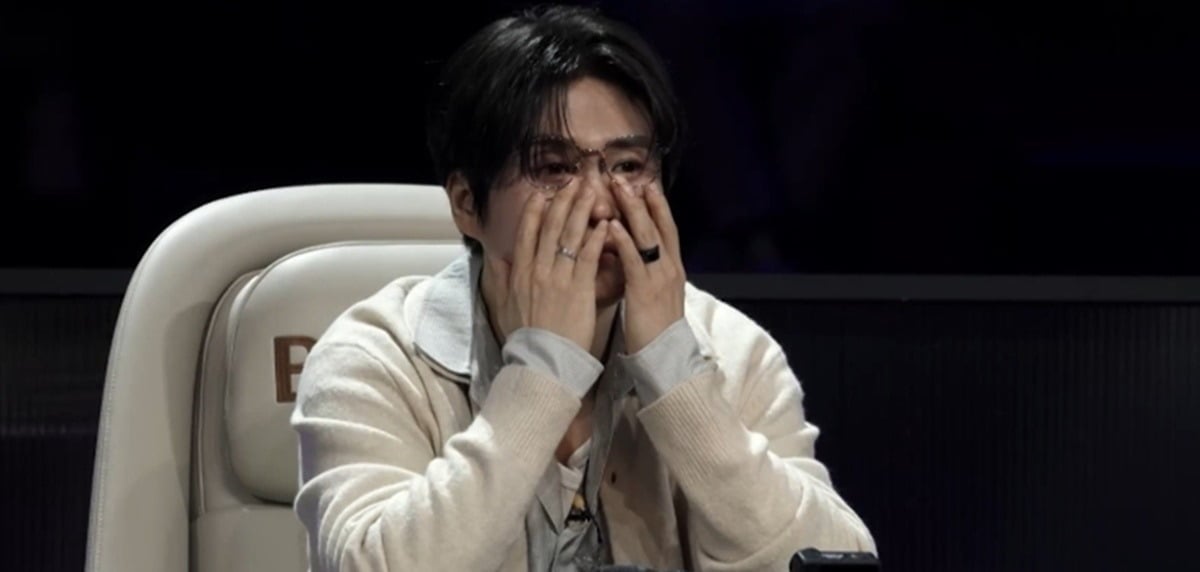 가수 김기태가 경쟁자 무대에 오열했다./사진제공=MBC