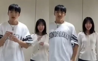 지예은♥바타, 커플 영상 공개됐다…얼굴에 웃음꽃 만발, 이때부터 심상치 않았네