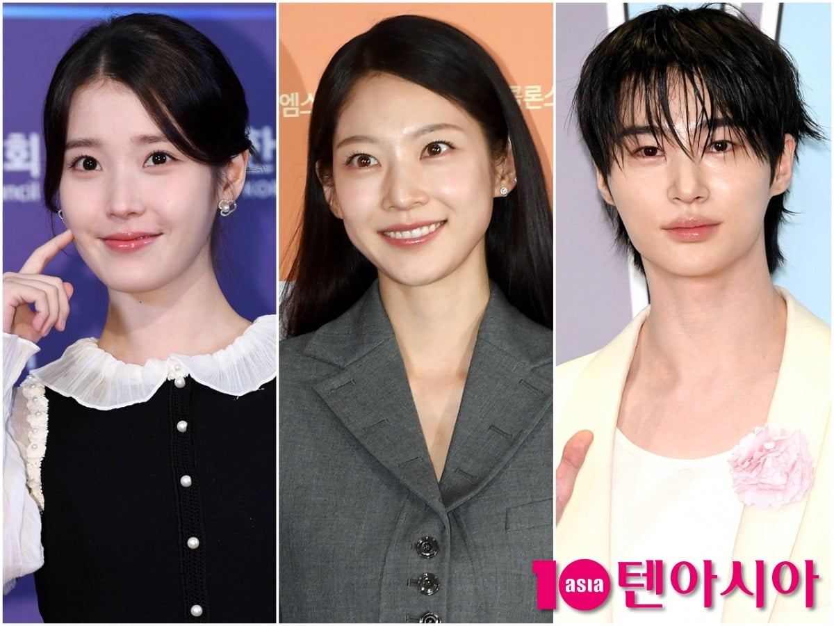 아이유, 공승연, 변우석이 각 공식 행사에 참석해 포즈를 취하고 있다./사진=텐아시아DB