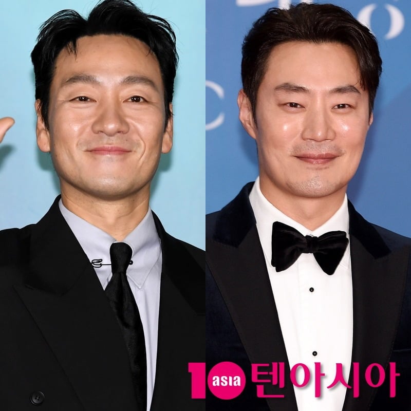 ENA 월화드라마 '허수아비'에 출연하는 배우 박해수와 이희준 / 사진=텐아시아DB