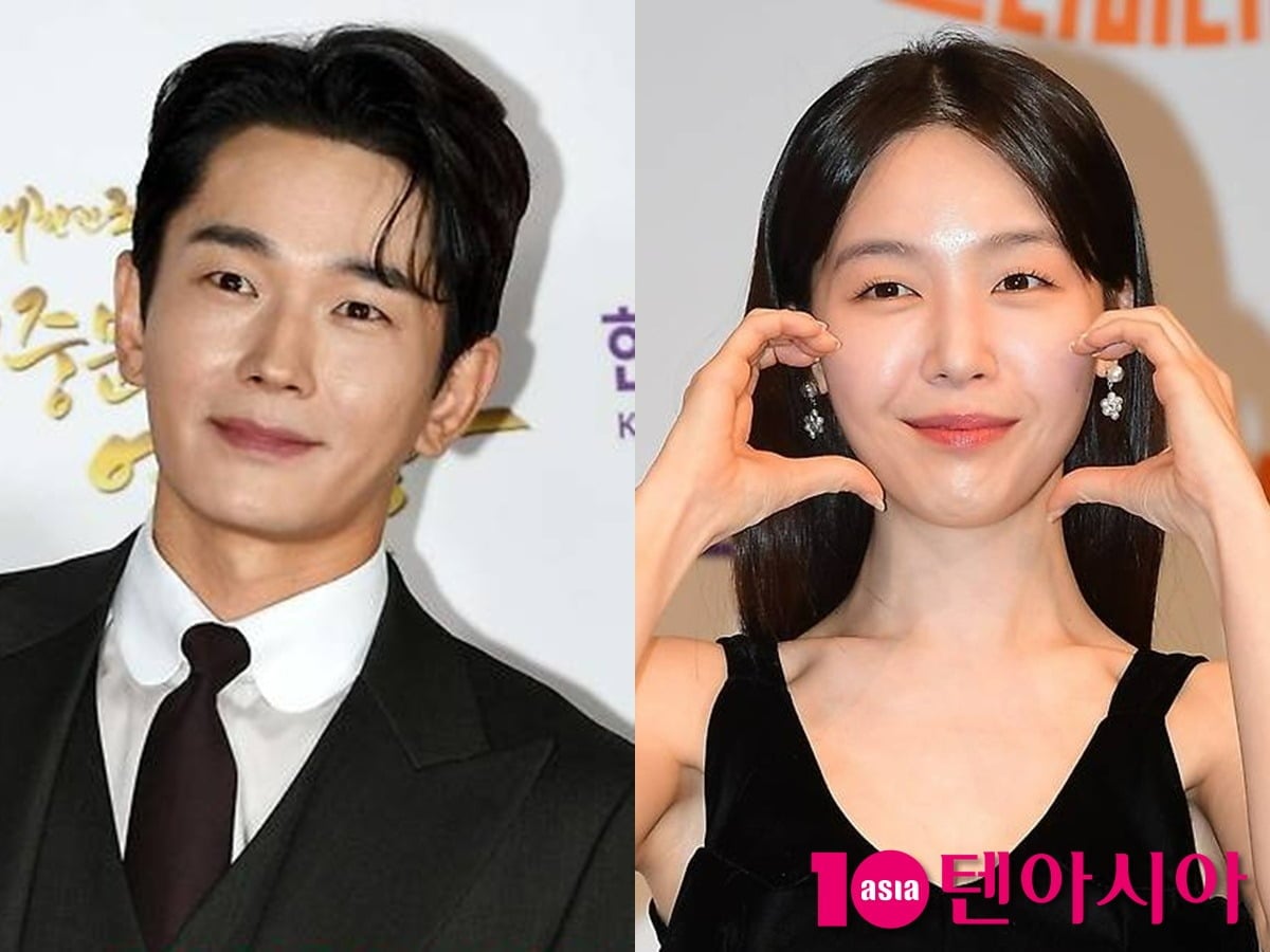 배우 온주완과 그룹 걸스데이 멤버 방민아가 각각 다른 행사장에서 취재진 앞 포즈를 취하고 있다. / 사진=텐아시아 DB