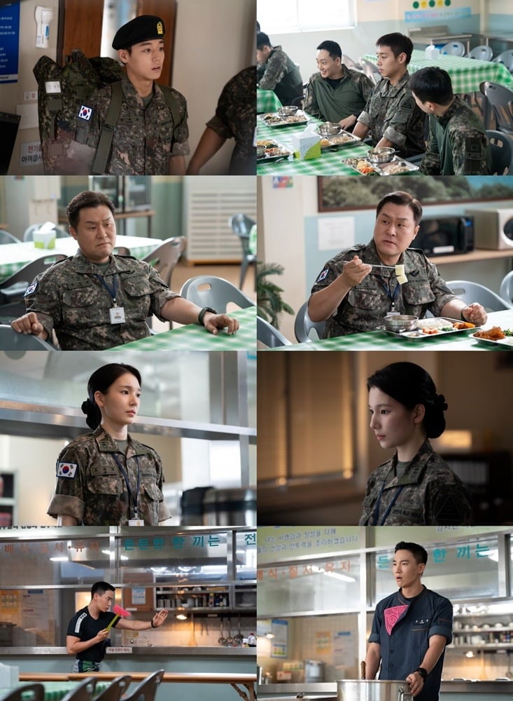 '취사병 전설이 되다' 캐릭터 스틸컷이 공개됐다. / 사진제공=티빙