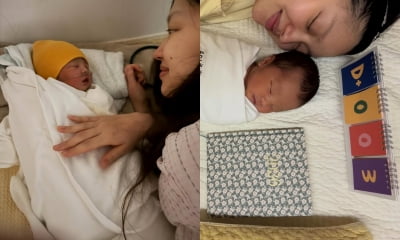 [공식] 최유화, 결혼 소식 4개월 만에 출산했다…자녀 공개 "잘 태어났어"