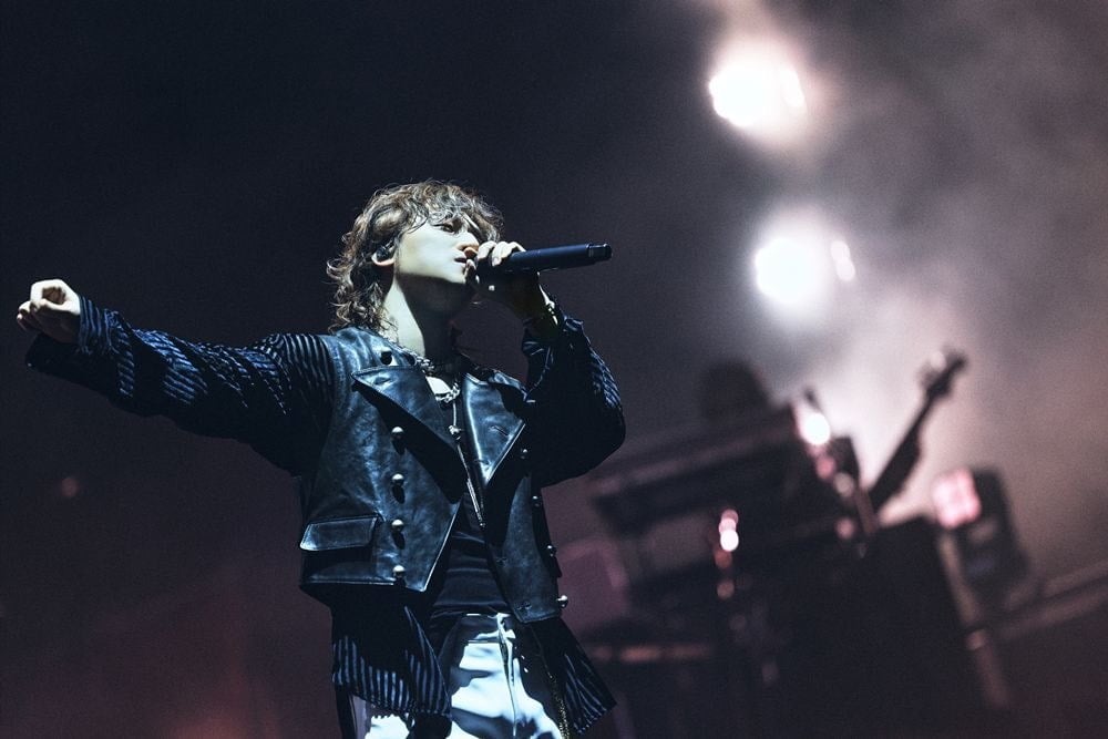 빅뱅 대성이 코첼라에서 무대를 선보이고 있다/사진제공=알앤디컴퍼니