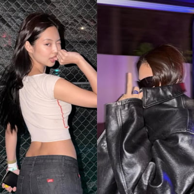 블랙핑크 제니, 코첼라서 '또' 손가락 욕 논란…"몸매는 핫 태도는 쿨"