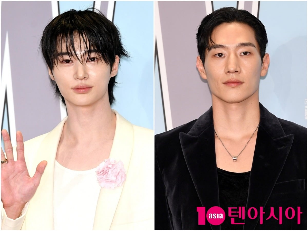 모델 출신 배우 변우석과 노상현이 공식 행사에 참석해 자리를 빛냈다./사진=텐아시아DB