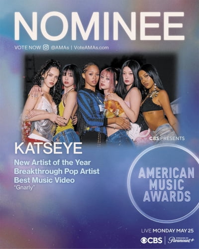 KATSEYE Nominated for Three Categories at the 2026 American Music Awards
