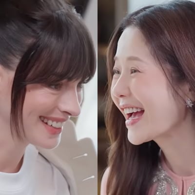 55세 고현정, 44세 앤 해서웨이와 하이힐로 공감대 형성…"출세한 거 맞죠"