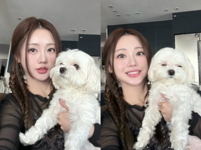 '상금 1억 기부' 홍지윤, 반려견과 투샷 공개…귀여움 대결 승자는？